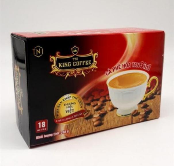 King Coffee 3in1 instant-Box 18 sticks